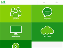 Tablet Screenshot of btt.lt